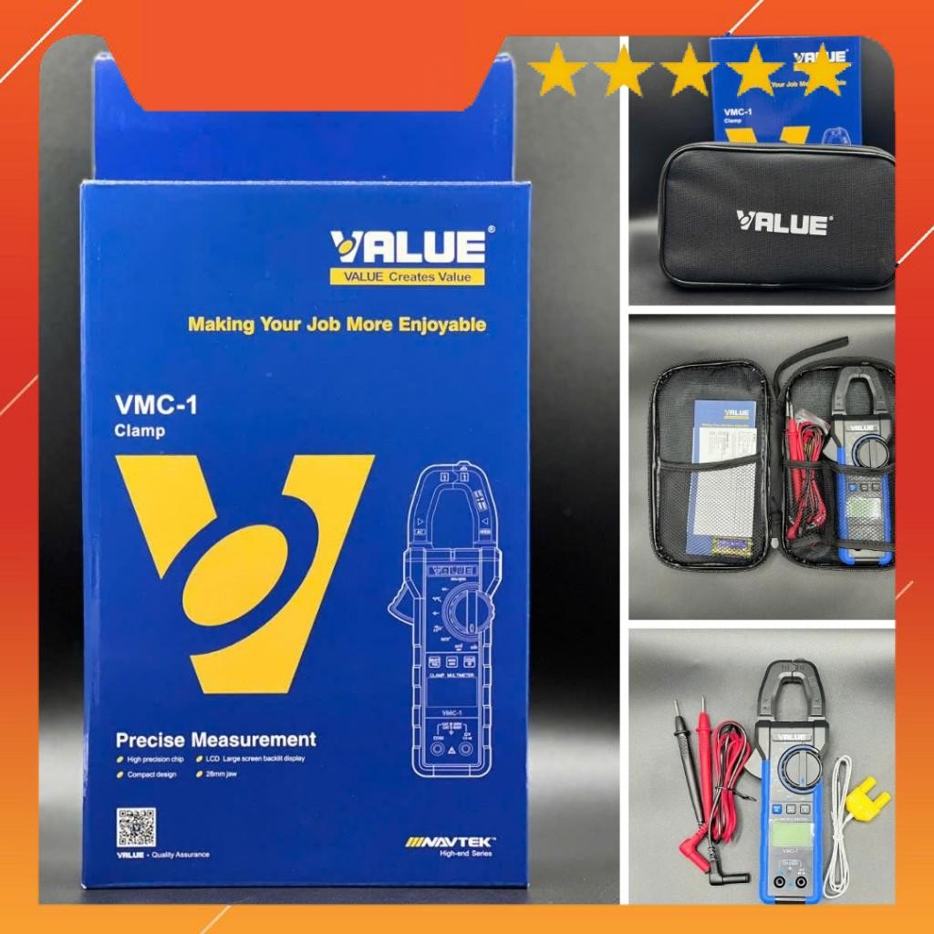 Đồng hồ ampe kẹp Value VMC-1 - Ampe kẹp dòng Value VMC1 kìm ampe kế (Loại tốt)