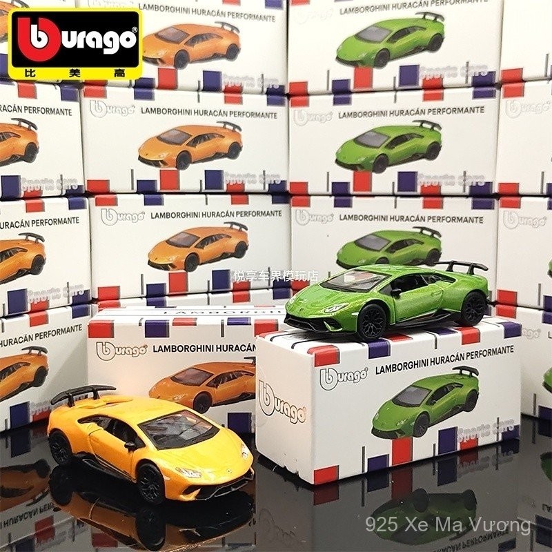 Mô hình đồ chơi sưu tầm xe thể thao Lamborghini Huracan 1:64 Bburago OORC