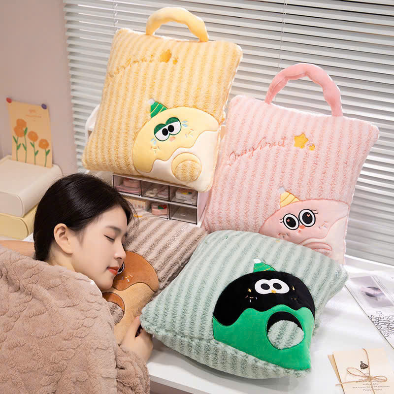 𝐙𝐨𝐥𝐥𝐢🔥 Bộ gấu bông có kèm chăn/mền Miniso💥Gấu bông nhập khẩu