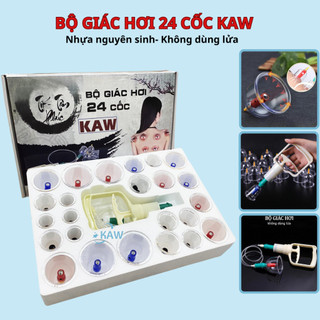  Bộ giác hơi không dùng lửa KAW 24 Cốc An Toàn – Chăm sóc sức khỏe tại nhà hiệu quả như spa 