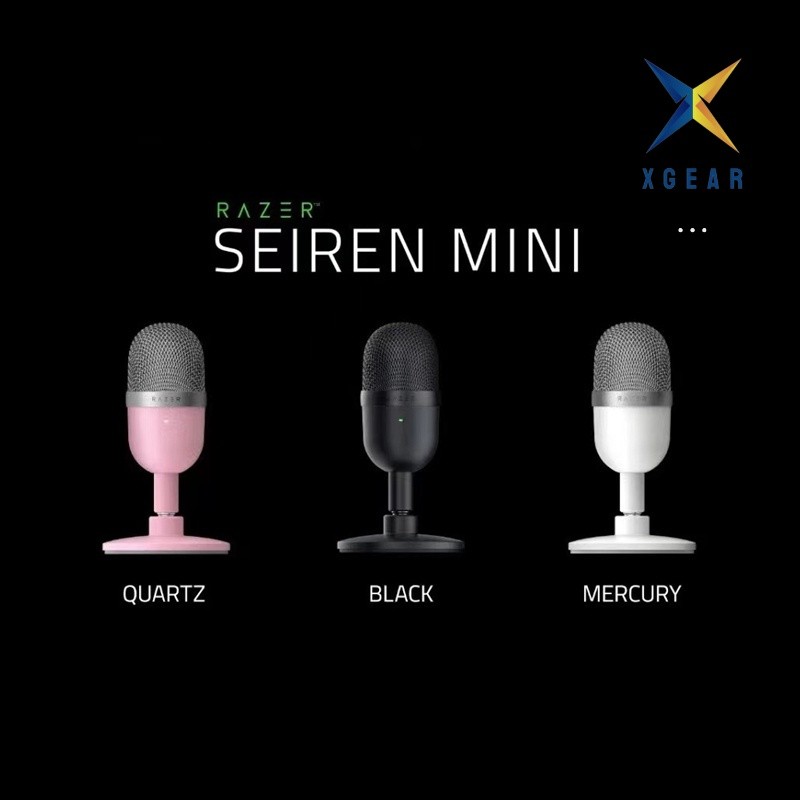 Micro Razer Seiren V3 Mini | Ultra-Compact USB Microphone | Supercardioid | Tap-To-Mute | Giảm Xóc Tích Hợp - XGear | BigBuy360 - bigbuy360.vn