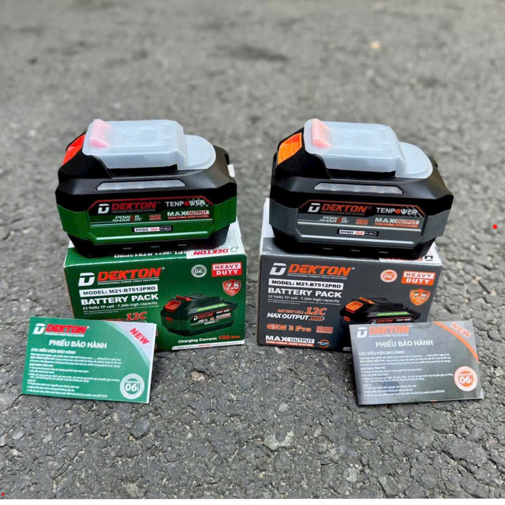 {HOẢ TỐC} PIN DEKTON THẾ HỆ THỨ 3 M21GEN 3 PRO- PIN 7.5A EVE- M21-B7512PRO XẢ TỐI ĐA 100A -