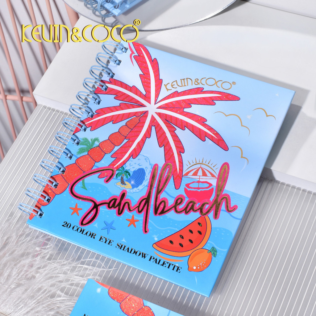 Kevin & COCO Độc Quyền Cung Cấp 20 Màu Phấn Mắt Tiệc Bãi Biển Độ Bóng Cao Matte Pearlescent Full Set