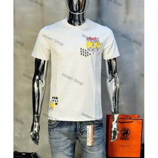 Áo Thun Nam Rock Revival Cổ Tròn Màu Trắng_RR208