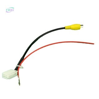 For Toyota Car Reverse Camera Input Cable Adapter Plug with RCA Connection[EXQU]