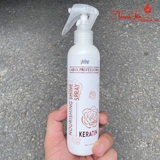 Xịt dưỡng phục hồi tóc hư tổn cao cấp Labax Nourishing Shine Spray KERATIN 220ml