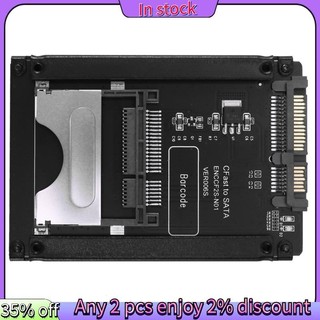 Còn hàng-Cfast To Sata3.0 Thẻ chuyển đổi đĩa cứng Sata 22Pin sang Cfast Card Adapter Hộp đựng đĩa cứng 2,5 Inch Ssd HD Cfast Đầu đọc thẻ cho máy tính xách tay Pc