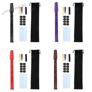 [Litterprinces.vn] Saxophone Mini 8 lỗ ABS có túi đựng vải làm sạch cho người mới bắt đầu