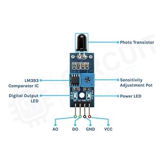 Module cảm biến lửa, Mạch cảm biến phát hiện ngọn lửa Flame sensor - làm mạch báo cháy