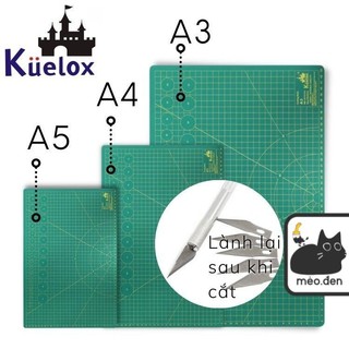 Bảng cắt tự lành thủ công kuelox thước kẻ ô ly - họa cụ hakuart