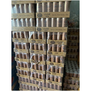 Thùng 24 Lon Cà Phê Sữa Đá Highlands Coffee 185ml - 235ml/lon