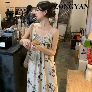 ZONGYAN váy Đầm váy nữ body đầm Korean thời trang Thời trang Fashion WLQ2440VJC 17Z240422