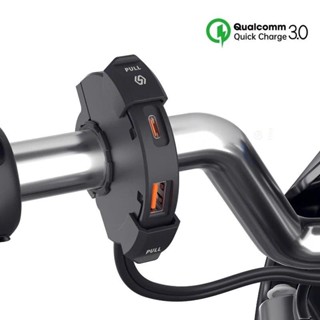  Đa Năng QC3.0 Xe Máy Sạc USB 48W USB-C Bộ Chuyển Đổi Nguồn Chống Nước Tay Cầm Gắn Chân Đế Camera Sạc Điện Thoại 