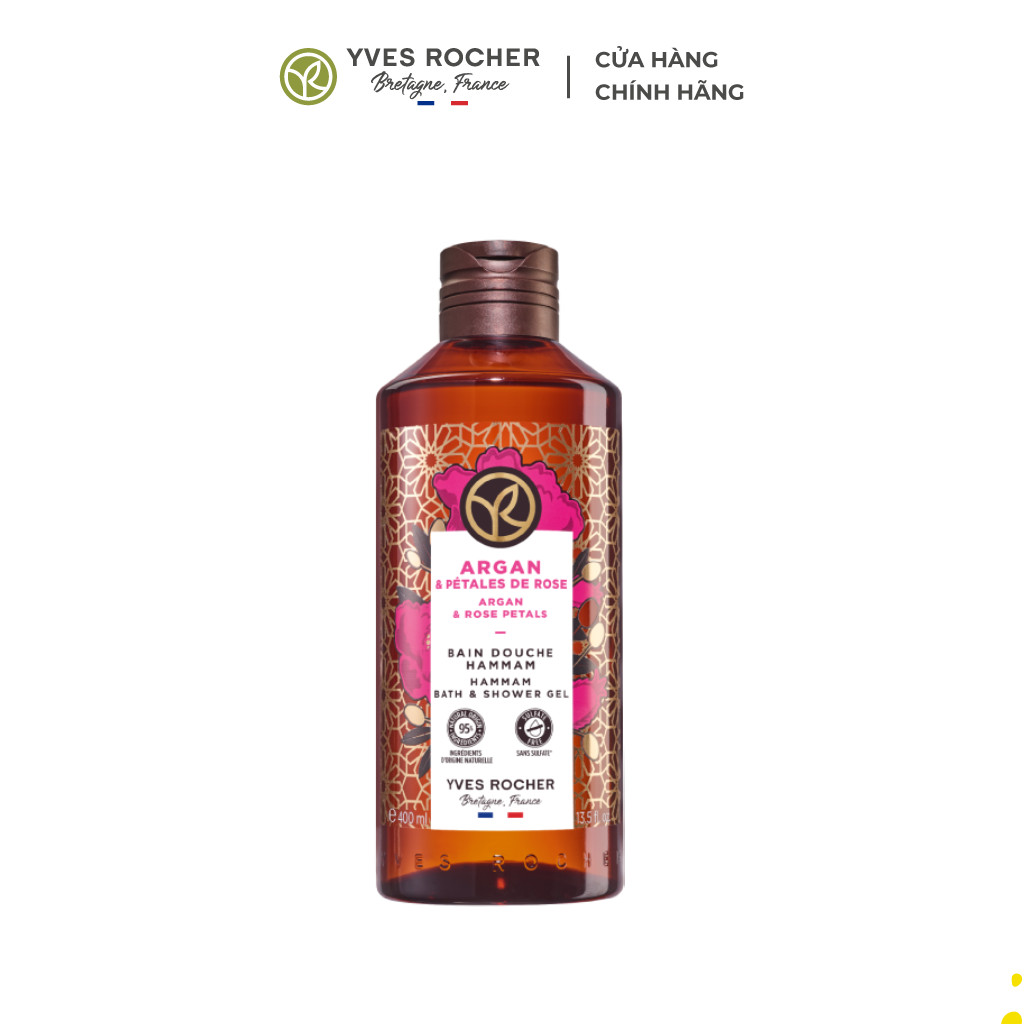 Sữa Tắm Yves Rocher Dạng Gel Nhiều Mùi Hương Dung Tích 400ML