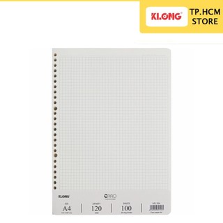 Ruột sổ còng caro a4 120/76 - 100 tờ giấy refill klong ms 556