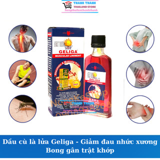 Dầu nóng geliga muscula liniment indonesia - dạng nước 60ml