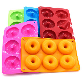 SG - Khuôn silicon donut làm bánh nướng bánh donut socola pudding rau cau