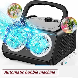 26 hole electric stage bubble machine double hole portable automatic Foam Play
