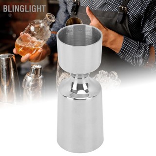 Blinglight Cốc đong đôi bằng thép không gỉ 304 phong cách Nhật Bản Cocktail Jigger với số đo bên trong cho thanh công cụ pha chế rượu