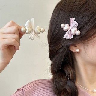 Kẹp nơ tóc kẹp tóc kẹp nơ phụ kiện tóc Ngọc Trai Nơ Tóc Nữ Cao Cấp Bên Nổ Kẹp Mũ Đội Đầu Gãy Tóc Phụ Kiện Tóc kẹp nơ tiểu thư