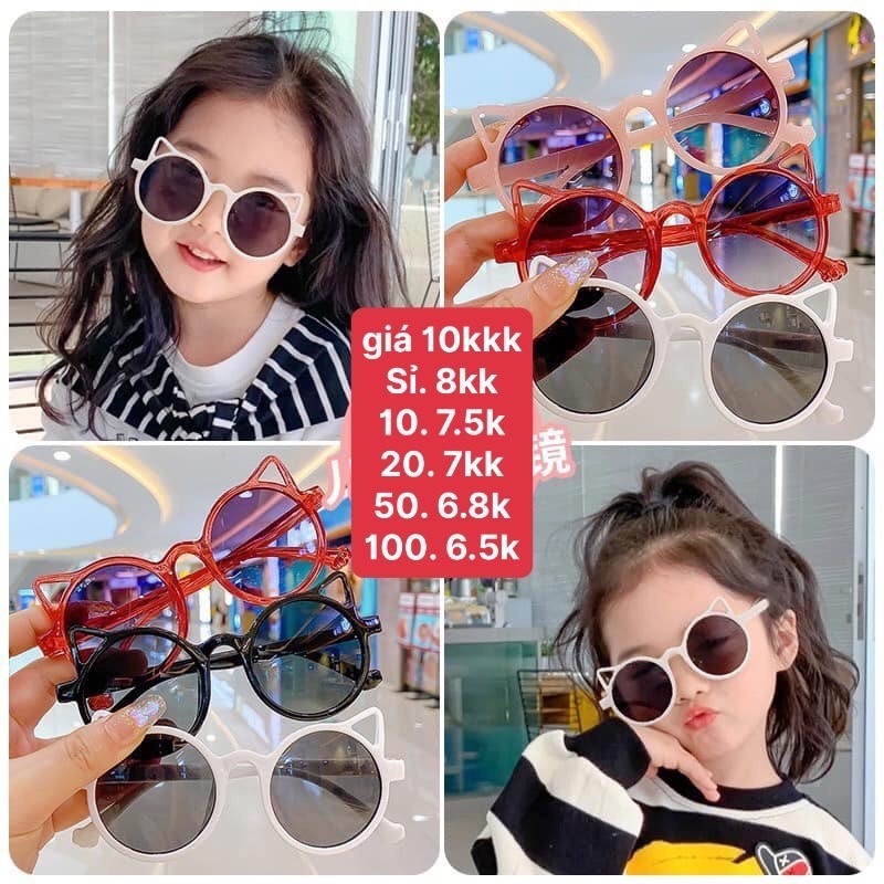 (Bán buôn-chuyên sỉ) Kính Râm Tai Mèo Cho Bé
