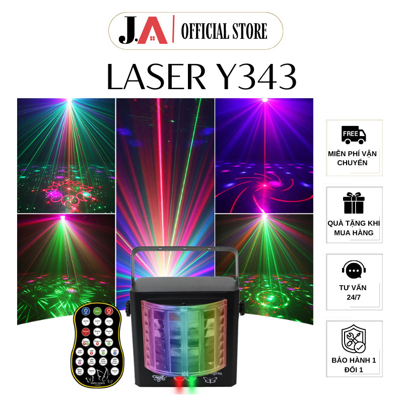 Đèn Laser Party Light Y343 Đèn Sân Khấu 2024 Chiếu Hiệu Ứng Đèn 15 Mắt Và Đèn 3 Mắt Đèn Bay Phòng Si