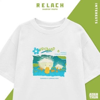 Áo Thun Nam Nữ Form Rộng Cotton Tay Lỡ , Áo Phông  Relach Cổ Tròn Basic Tee Oversize Trend Hè - Upchiab