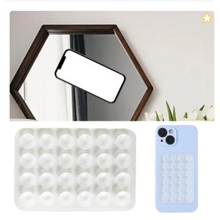 24 viên hút cố định điện thoại - silicon, chống trơn trượt, cố định - giá đỡ điện thoại di động - dính lưng, treo tường - miếng lót cố định hút điện thoại - cố định cốc hút hút