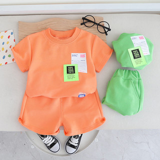 Mùa Hè Thiếu Niên Bé Trai Bộ Quần Áo Trẻ Em Bé Gái Áo Phông Và Quần Short 2 Miếng Phù Hợp Với Trẻ Em Top Đáy Trang Phục Thời Trang Phù Hợp Với Áo