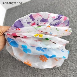 Chitengyefine Bashroom Vòi hoa sen Mũ chống thấm nước Làm dày Mũ tắm co giãn Mũ tắm cho nữ Salon tóc Bashroom Đồ dùng cho nữ Mũ tắm vn