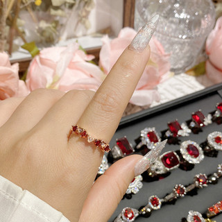 Nhẫn Ruby Nhẫn Nữ Trang Sức Thời Trang Nhiều Phong Cách