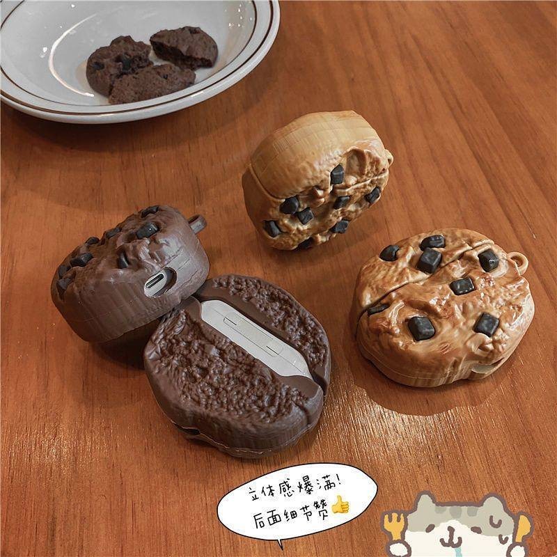 New Creative Cookies Apple AirPods Earphone Soft Case Silicone Bluetooth Pro Protective Case 1/2/3 G