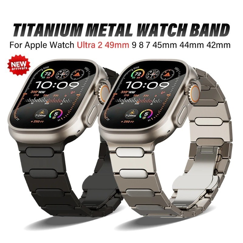 Dây Đeo Titan Cho IWatch Ultra 49mm 42 44mm 45mm Ultra 2 Ban Nhạc Kinh Doanh Vòng Tay Cho IWatch Ser