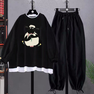 Sét áo nỉ bo gấu trắng Cừu hoa +quần bom chun , Áo nỉ ấm, from rộng mặc thoải mái, không xù, Sét bộ mặc đi chơi. DVGIT