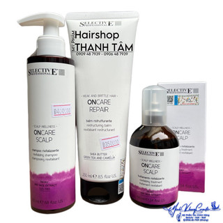 Combo gội xả và tinh chất mọc tóc, chống rụng Selective ONCARE Scalp Revitalizing 200ml/250ml/100ml - MK