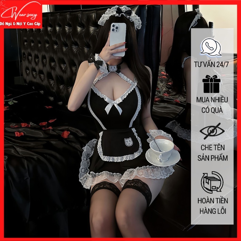 Đồ Lót Gợi Cảm Váy Công Chúa Ren Xuyên Thấu Cos Nữ Hầu Gái Sexy Quyến Rũ P116 [CWEAR.SEXY] | BigBuy360 - bigbuy360.vn