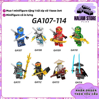  Đồ chơi lắp ráp minifigures Ninjago GA107-114 - Mô hình nhân vật ninja season 11 
