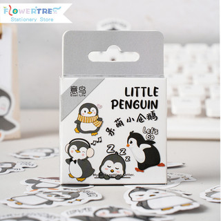 46 chiếc dễ thương chim cánh cụt nhỏ dán tạp chí sổ lưu niệm trang trí miếng dán