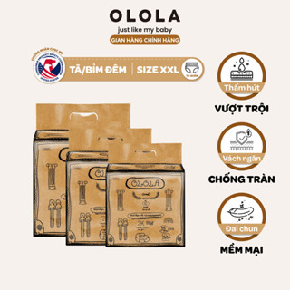 Combo 3 Tã/Bỉm Luxury Ban Đêm OLOLA Nội Địa Hàn Cao Cấp Size XXL Thấm Hút Vượt Trội, Siêu Khô Thoáng