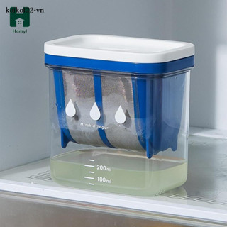 Lanyujing Máy làm sữa chua Hy Lạp Máy lọc thực phẩm gia dụng có nắp sữa chua