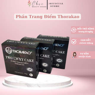 Phấn phủ trang điểm trắng da 9g Thorakao, phấn giúp kiềm dầu dưỡng da trắng hồng tự nhiên