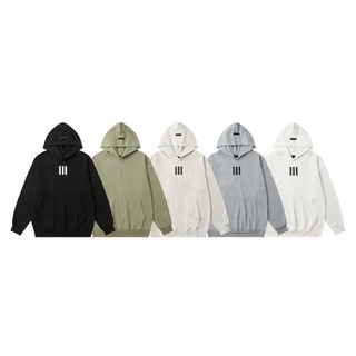 Áo hoodie ngoại cỡ FOG Essentials Áo hoodie dài tay chữ ba chiều dành cho nam và nữ