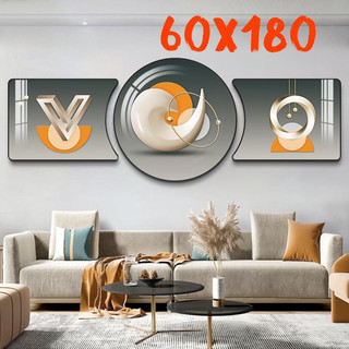 Tranh Tráng Gương decor tròn khuyết treo tường phòng khách/ phòng ngủ/ khách sạn/ spa/ nhà hàng/ villa