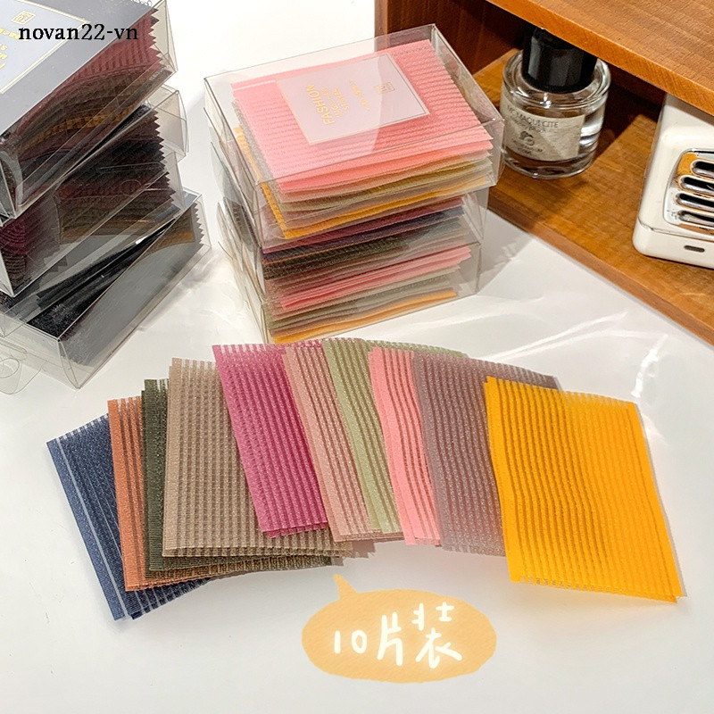 10 miếng dán tóc bằng đá, miếng dán tóc thời trang Hàn Quốc, miếng dán tóc màu và miếng dán tóc Velcro