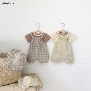 Bộ áo liền quần + áo năng động cho bé sơ sinh