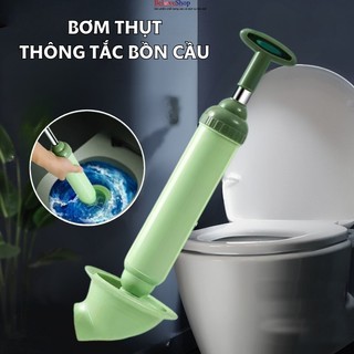Cây bơm thụt thông tắc nghẽn bồn cầu, súng thông tắc bồn cầu