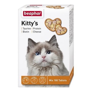 Phô mai tăng nọng cho mèo beaphar kitty's gói 180 viên