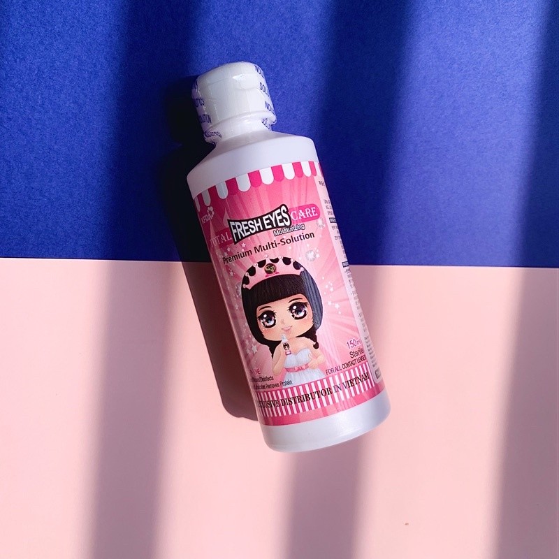 NƯỚC NGÂM LENS FRESH EYES HÀN QUỐC CHUYÊN DỤNG CHO LENS KÍNH ÁP TRÒNG