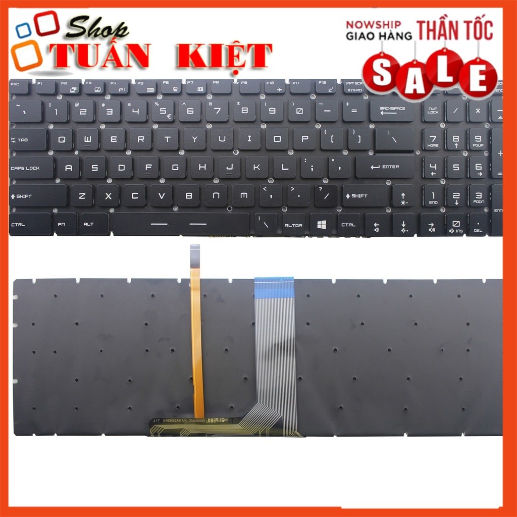 BÀN PHÍM LAPTOP MSI GE62 dành cho Steelseries CX62 CX72 GE62 GE72 GS60 GS70 GV62 GT62 GT72 GL62 GL72