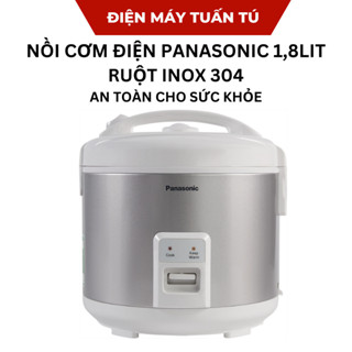 Nồi cơm điện Panasonic 1.0 - 1.8 lít SR-MVN18 , lòng inox 304 đúc liền khối an toàn cho sức khỏe